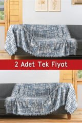 Ikili Set Dokuma Koltuk Örtüsü Seti 170x220cm