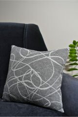 %100 Pamuklu Lüks Kaymaz Koltuk Örtüsü | Çok Amaçlı Örtü | 2 Adet 40x40 Cm Kırlent Kılıfı