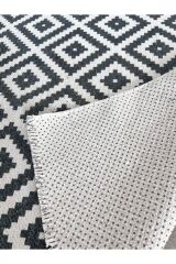 1. Kalite Pamuklu Baskılı Kaymaz Taban Dekoratif Kilim | Modern Desenli Pamuklu Dokuma