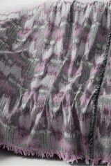 İkili Set Dokuma Koltuk Örtüsü Seti 170x220cm Pembe