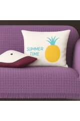 Pamuklu Dokulu Koltuk Şalı 170x350 cm Battal Boy – Saçaklı TV Battaniyesi & Dekoratif Koltuk Örtüsü Lila