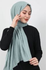 Bambu Kraş Şal Modeli Mint Yeşili - 75 X 185