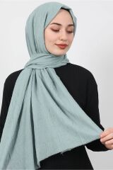 Bambu Kraş Şal Modeli Mint Yeşili - 75 X 185