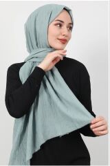 Bambu Kraş Şal Modeli Mint Yeşili - 75 X 185