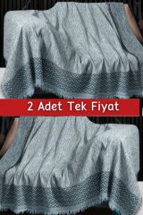 Dokuma Koltuk Örtüsü Seti 2 Adet Koltuk Örtüsü Tek Fiyat” (170 x 220) Bebe Mavi