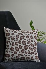 %100 Pamuklu Lüks Kaymaz Koltuk Örtüsü | Çok Amaçlı Örtü | 2 Adet 40x40 Cm Kırlent Kılıfı Kızıl
