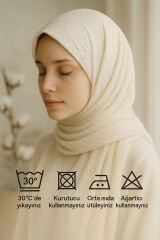 Ütü Gerektirmeyen Bambu-kraş Şal 80×190 – Kaymaz, Nefes Alır, Dört Mevsim, Yerli Üretim Bronz